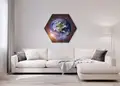 Πίνακας σε καμβά για διάστημα, με αφηρημένο θέμα, μοντέρνο στυλ διακόσμησης.