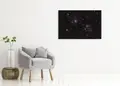 Πίνακας σε καμβά για δωμάτιο, με θέμα το διάστημα, αφηρημένο στυλ, μοντέρνα διακόσμηση.