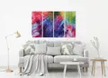 Πίνακας σε καμβά για μοντέρνο χώρο, με αφηρημένο تصميم, ιδανικός για σαλόνι.