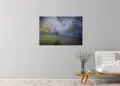 Πίνακας σε καμβά για χώρο που μπορεί να προορίζεται, με αφηρημένη τέχνη, σύγχρονο στυλ διακόσμησης.