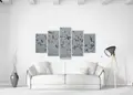 Πίνακας σε καμβά για μοντέρνο χώρο, με αφηρημένο σχέδιο, ιδανικός για minimal διακόσμηση.