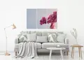 Πίνακας σε καμβά για χώρο που μπορεί να προορίζεται για σαλόνι, με αφηρημένο στυλ και μοντέρνα διακόσμηση.