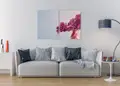 Πίνακας σε καμβά για χώρο που μπορεί να προορίζεται για σαλόνι, με αφηρημένο στυλ και μοντέρνα διακόσμηση.