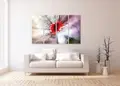 Πίνακας σε καμβά για σαλόνι, χωρίς γνωστό καλλιτέχνη, με αφηρημένο σχέδιο και μοντέρνο στυλ διακόσμησης.