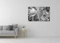 Πίνακας σε καμβά για μοντέρνο χώρο, ασπρόμαυρη εικόνα, αφηρημένο στυλ διακόσμησης.