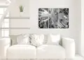 Πίνακας σε καμβά για μοντέρνο χώρο, ασπρόμαυρη εικόνα, αφηρημένο στυλ διακόσμησης.