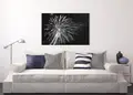 Πίνακας σε καμβά για μοντέρνο χώρο, ασπρόμαυρη εικόνα, αφηρημένο στυλ.