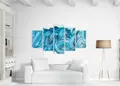 Πίνακας σε καμβά αφηρημένων εικόνων, ιδανικός για σύγχρονο χώρο, με μοντέρνο στυλ διακόσμησης.
