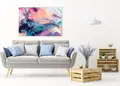 Πίνακας σε καμβά για μοντέρνο χώρο, αφηρημένη εικόνα, με έντονα χρώματα σε στυλ αφηρημένου, ιδανικός για minimal διακόσμηση.