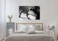 Πίνακας σε καμβά για υπνοδωμάτιο με αισθησιακή εικόνα, μοντέρνο στυλ διακόσμησης.