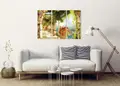 Πίνακας σε καμβά για χώρο που μπορεί να προορίζεται σε τοπίο, με φυσικά τοπία και μοντέρνο στυλ διακόσμησης.