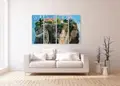 Πίνακας σε καμβά για τοίχο, Τοπίο, με φυσικά στοιχεία, αφηρημένο στυλ, μοντέρνα διακόσμηση.