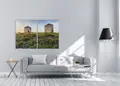 Πίνακας σε καμβά για εσωτερικό χώρο, τοπίο σε φυσικό στυλ, με απλή και μοντέρνα διακόσμηση.