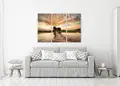 Πίνακας σε καμβά για χώρο που μπορεί να προορίζεται, τοπίο με φυσικά στοιχεία, σε αφηρημένο και μοντέρνο στυλ διακόσμησης.