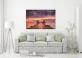 Πίνακας σε καμβά για χώρο που μπορεί να προορίζεται για τοπίο και φύση, με αφηρημένο στυλ και μοντέρνα διακόσμηση.