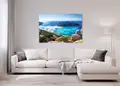 Πίνακας σε καμβά με τοπίο φύσης, σε μοντέρνο στυλ διακόσμησης, ιδανικός για χώρους που προορίζονται για χαλάρωση.