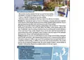 Δίπτυχο έντυπο με τοπία και πληροφορίες για τουριστικά καταλύματα