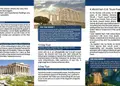 Δίπτυχο διαφημιστικό έντυπο με θέμα τις βιβλικές ξεναγήσεις στην Ελλάδα
