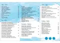 Δίπτυχο διαφημιστικό έντυπο με φωτεινά χρώματα και οργανωμένο layout
