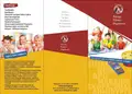 Δίπτυχη μπροσούρα με ζωντανά χρώματα για προώθηση υπηρεσιών.