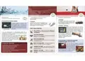 Δίπτυχη μπροσούρα με ζωντανά χρώματα για προώθηση υπηρεσιών.
