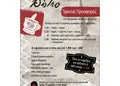 Flyer εκτύπωσης με έντονα χρώματα και μοντέρνα γραμματοσειρά, ιδανικό για προωθήσεις και προσφορές.
