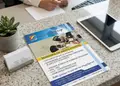 Flyer υψηλής ποιότητας με έντονα χρώματα και καθαρή διάταξη, ιδανικός για προώθηση προσφορών και υπηρεσιών.