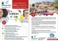 Flyer εκτυπώσεων με ζωντανά χρώματα και ευδιάκριτο σχέδιο, ιδανικό για εκπτώσεις και προωθητικές ενέργειες.