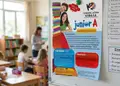 Flyer με έντονα χρώματα και καθαρές γραμματοσειρές, ιδανικός για προώθηση εκδηλώσεων και προσφορών.