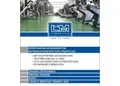 Flyer εκτύπωσης με έντονο κόκκινο και φωτεινό κίτρινο, οργανωμένο κείμενο για προώθηση εκπτώσεων.