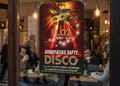 Αφίσα με έντονα χρώματα και μοντέρνα γραφικά, ιδανική για διαφήμιση εκδηλώσεων και προϊόντων.
