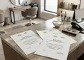 Flyer με έντονα χρώματα και οργανωμένο layout, ιδανικό για προώθηση εκστρατειών και υπηρεσιών.