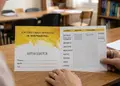Καρτέλα διδάκτρων με ζωντανά χρώματα, οργανωμένη διάταξη και προσαρμοσμένο λογότυπο για φροντιστήρια.