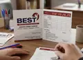 Καρτέλα διδάκτρων σε ζωντανά χρώματα με οργανωμένες κατηγορίες, ιδανική για την παρακολούθηση πληρωμών μαθητών.