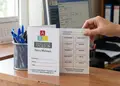 Καρτέλα διδάκτρων με ζωντανά χρώματα και οργανωμένη διάταξη, ιδανική για φροντιστήρια.