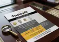 Μονόφυλλο flyer σε πολύχρωμο σχέδιο με ευανάγνωστες γραμματοσειρές, ιδανικό για προωθητικές ενέργειες.