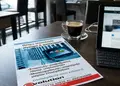 Μονόφυλλο flyer με κόκκινο και πράσινο χρώμα, καθαρό layout και ελκυστικό μήνυμα προώθησης προϊόντων.