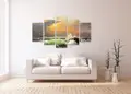 Πίνακας σε καμβά για εσωτερικό χώρο, με αφηρημένο στυλ και μοντέρνα διακόσμηση.