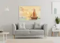 Πίνακας σε καμβά για χώρο που μπορεί να προορίζεται, με αφηρημένο στυλ, ιδανικός για μοντέρνα διακόσμηση.
