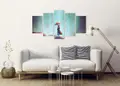 Πίνακας σε καμβά για χώρο που μπορεί να προορίζεται, με αφηρημένο στυλ και μοντέρνα διακόσμηση.