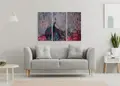 Πίνακας σε καμβά για μοντέρνο χώρο, με αφηρημένα μοτίβα, στυλ διακόσμησης: σύγχρονο.