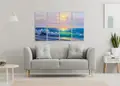 Πίνακας σε καμβά για σαλόνι, με αφηρημένα σχέδια, μοντέρνο στυλ διακόσμησης.