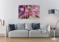 Πίνακας σε καμβά για χώρο που μπορεί να προορίζεται σε σαλόνι, θεματολογία φύση, με μοντέρνο στυλ διακόσμησης.