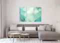 Πίνακας σε καμβά για χώρος που μπορεί να προορίζεται, με αφηρημένα σχέδια και μοντέρνο στυλ διακόσμησης.