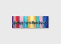 Πίνακας σε καμβά για εσωτερικό χώρο, αφηρημένο στυλ με έντονα χρώματα, μοντέρνα διακόσμηση.