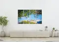 Πίνακας σε καμβά τοπίου με φυσικό τοπίο, μοντέρνο στυλ διακόσμησης.