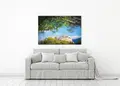 Πίνακας σε καμβά τοπίου με φυσικό τοπίο, μοντέρνο στυλ διακόσμησης.