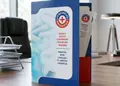Φάκελος εγγράφων Α4 με αυτιά και ράχη σε επαγγελματικό περιβάλλον.