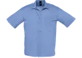 Ανδρικό κοντομάνικο πουκάμισο Bristol από 65% πολυέστερ και 35% βαμβάκι, με τσέπη και ενισχυμένο γιακά. Ιδανικό για επαγγελματική χρήση με εκτυπώσεις λογοτύπου.