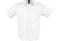 Ανδρικό κοντομάνικο πουκάμισο από 100% βαμβάκι, με κουμπιά και τσέπη. Ιδανικό για επαγγελματική χρήση με δυνατότητα εκτύπωσης λογοτύπου.